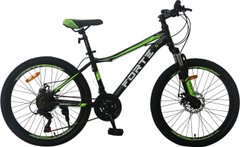 Велосипед Forte Warrior МТВ 24"/13" чорно-зелений