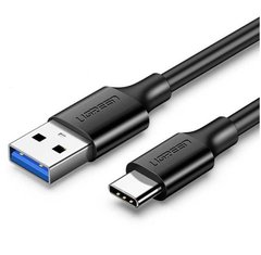 кабель Ugreen US184 USB 3.0 - Type-C Cable 1м (черный)
