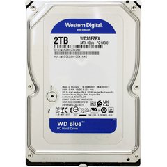 Жесткий диск WD HDD SATA 2.0TB Blue 7200rpm 256MB (WD20EZBX)