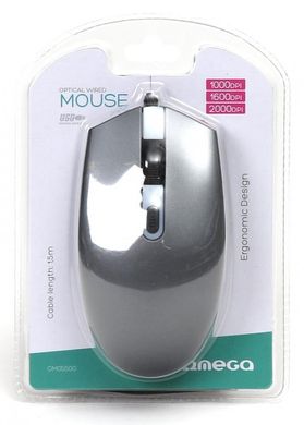 Миша Omega OM-0550 Сірий