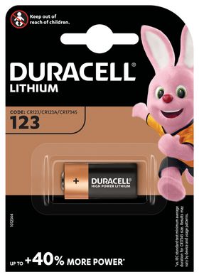 Батарейка Duracell DL 123 1 шт.