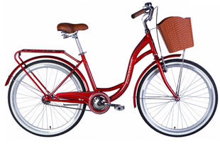 Велосипед ST 26" Dorozhnik AQUAMARINE BH рама-17" бордовий 2025