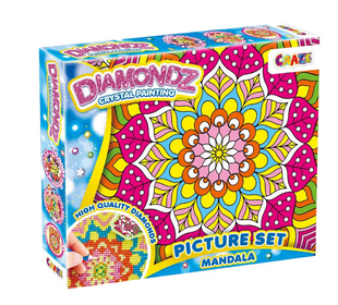 Набір для творчості CRAZE DIAMONDZ Picture Set Mandala (47767)