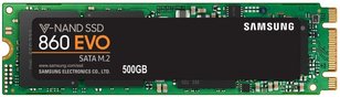 SSD внутренние Samsung 860 EVO 500GB M.2 SATA MLC (MZ-N6E500BW)