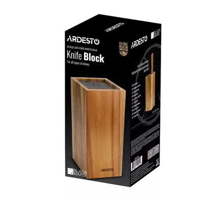 Колода для ножів ARDESTO Black Mars, 23 см, дерево AR2123AH