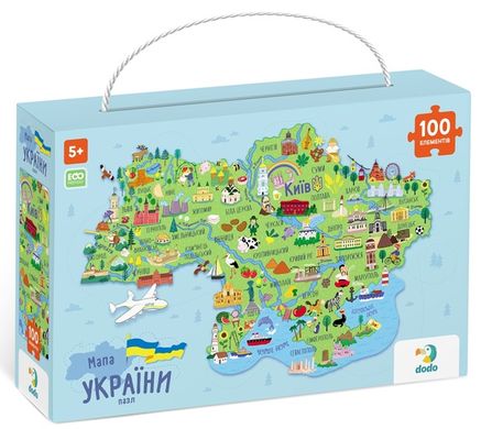 Пазл Dodo Карта Украины, 100 шт (300267)