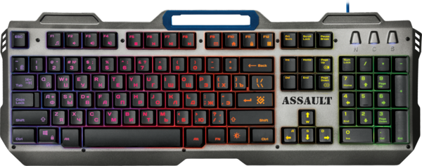 Клавіатура Defender (45350)Assault GK-350L Metal