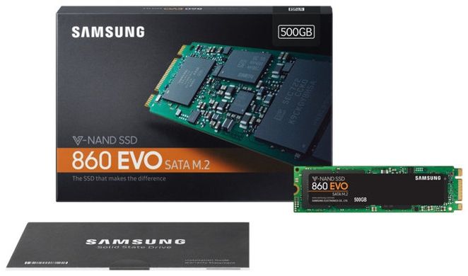 SSD внутрішні Samsung Твердотілий накопичувач 500GB (MZ-N6E500BW)
