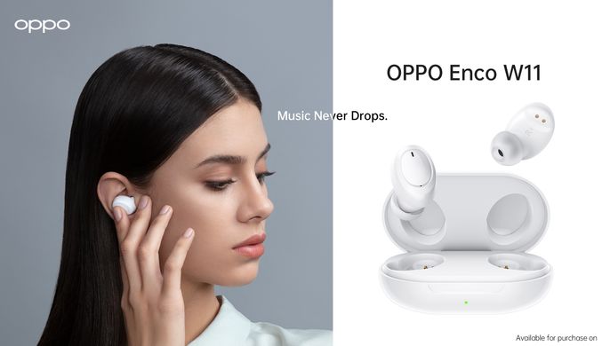 Навушники Oppo Enco W11 (білі)