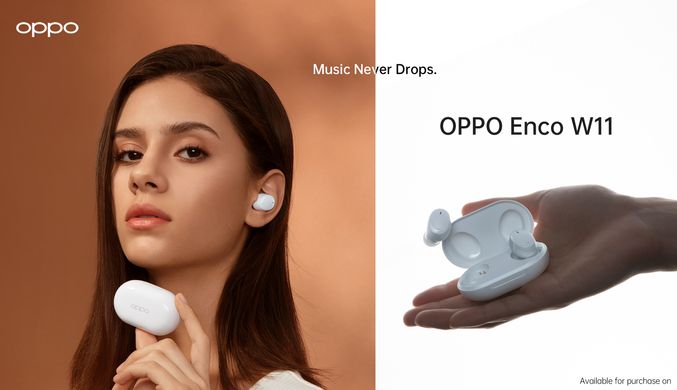 Навушники Oppo Enco W11 (білі)