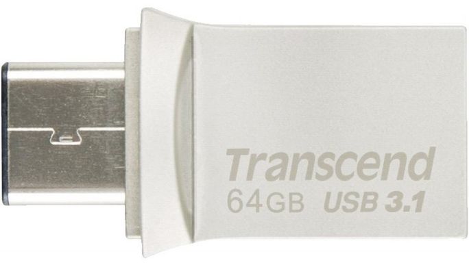 флеш-драйв Transcend JetFlash 890 64GB, Type-C, USB 3.1/3.0