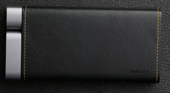 Портативное зарядное устройство Puridea X02 20000mAh Li-Pol + TYPE-C Leather Black