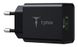 мережева зарядка T-Phox Tempo 18W QC3.0 USB Charger (Чорний) фото 1