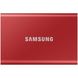 SSD накопичувач Samsung T7 500GB USB 3.2 GEN.2 Red (MU-PC500R/WW) фото 2