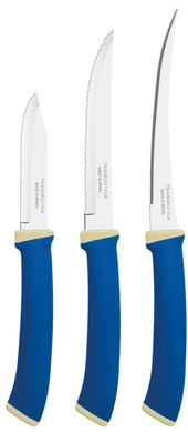 Набір ножів Tramontina FELICE blue, 3 предмети