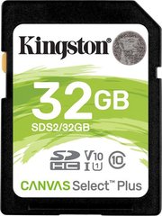 Картка пам'ятi Kingston 32GB SDHC Canvas Select Plus 100R (SDS2/32GB)