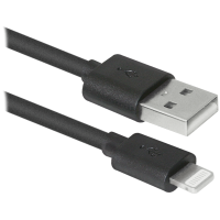 Кабель Defender ACH01-10BH USB(AM)-Lightning чорний 3м, blister