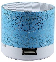 Портативна Bluetooth акустика S10 LED mini Blue