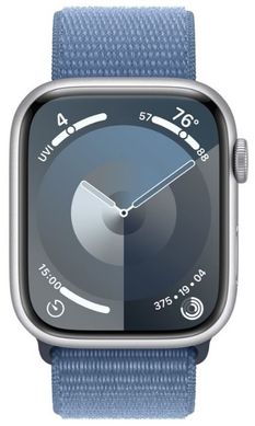 Смарт годинник Apple Watch S9 41mm Silver Alum Case with Winter Blue Sp/Loop