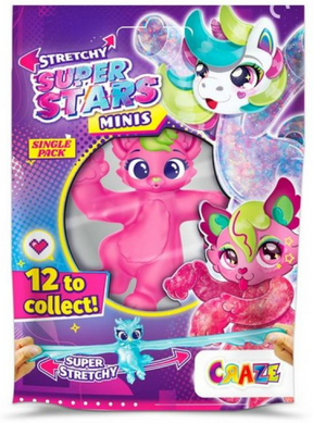 Игрушка CRAZE SUPERSTARS - Тянучка - суперзвезда Minis в ассортименте