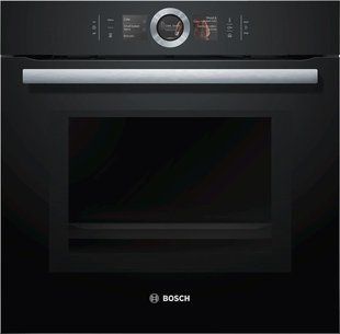 Электродуховка с СВЧ и паром Bosch HNG6764B6