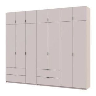 Шафа для одягу Doros Лукас Кашемір 3+4 ДСП 280х50х240 DRS-011716 (42005120)