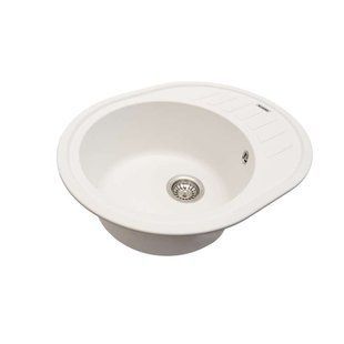 Кухонная мойка Ventolux MONICA (WHITE QUARTZ) 620x500x220