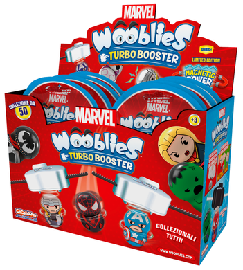 Ігровий набір Marvel Wooblies Магнітна фігурка з пусковим пристроєм в пакеті