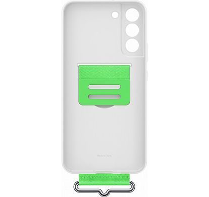 Чохол Samsung S22+ Silicone with Strap Cover EF-GS906TWEGRU White