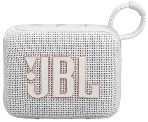 Портативная акустика JBL Go 4 White (JBLGO4WHT)