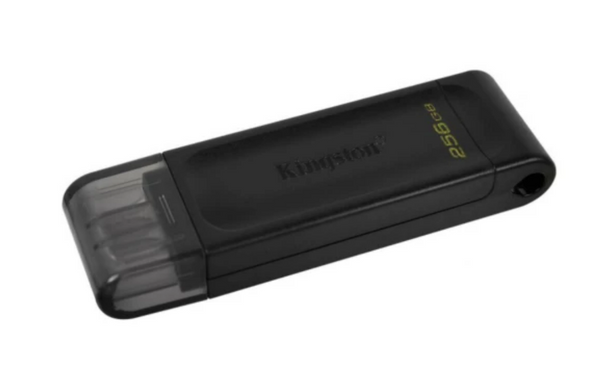 Флэш-память Kingston DT70/256GB 256ГБ/USB Type-C Черный