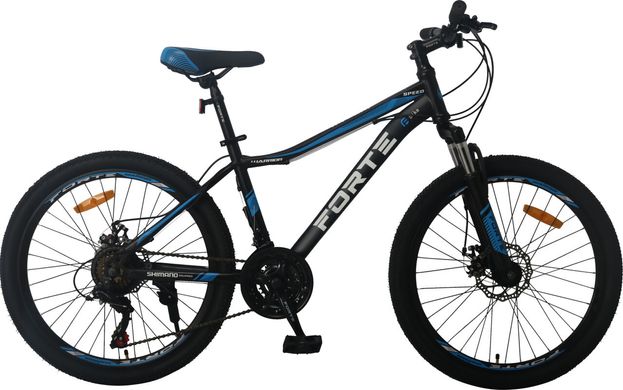 Велосипед Forte Warrior МТВ 24"/13" черно-синий
