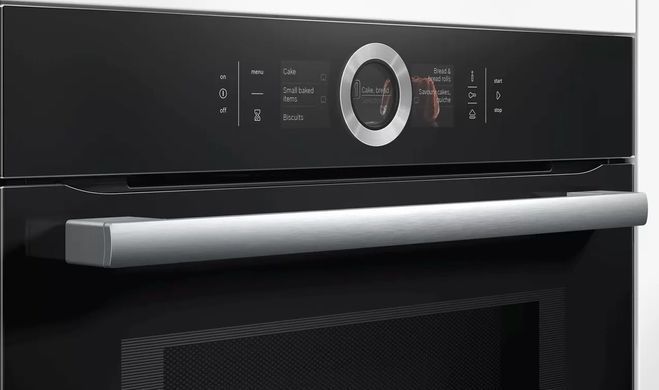 Электродуховка с СВЧ и паром Bosch HNG6764B6