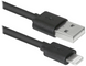 Кабель Defender ACH01-10BH USB(AM)-Lightning Black 3m, Blister фото 1