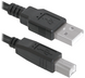 Кабель Defender USB04-06 USB2.0 AM-BM, 1.8м, пакет фото 1