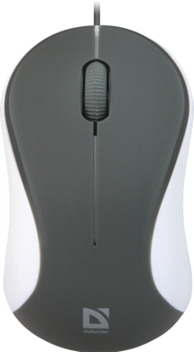 Миша Defender Accura MS-970 сірий+білий