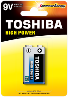 Батарейка Toshiba 6LR61GCP BP-1