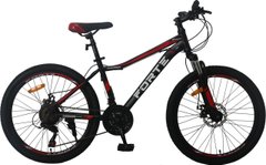 Велосипед Forte Warrior МТВ 24"/13" чорно-червоний