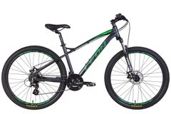 Велосипед 27.5" Leon XC-90 SE AM Hydraulic lock out DD 2022 (графітовий з зеленим (м))