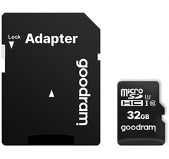 Карта памяти Goodram microSDHC 32GB UHS-I class 10+ адаптер (M1AA-0320R12)