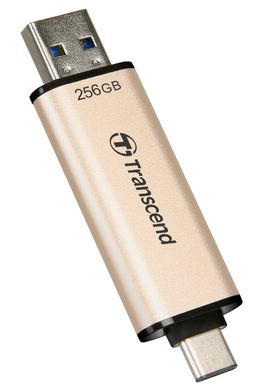 Flash Drive Transcend JetFlash 930C 256GB USB 3.2/Type-C Gold-Black (TS256GJF930C)