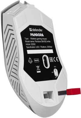 Мышь Defender Pandora GM-502 White