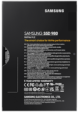 SSD накопитель Samsung 980 EVO 1TB NVMe M.2 (MZ-V8V1T0BW)