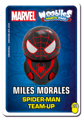 Ігровий набір Marvel Wooblies Магнітні фігурки з пусковим пристроєм в блістері 3 шт