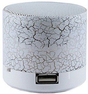 Портативна Bluetooth акустика S10 LED mini White