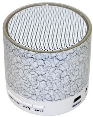 Портативна Bluetooth акустика S10 LED mini White