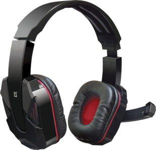 Гарнитура Defender Warhead G-260 Red+Black (64121)