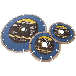Алмазний диск Werk Segment 1A1RSS/C3-W WE110102 230x7x22.23 мм