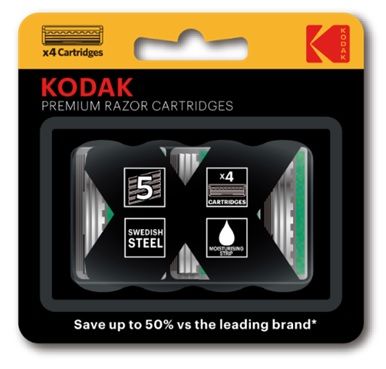Сменные картриджи Kodak Premium 5_5 лезвий_4 шт.