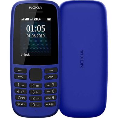 Мобільний телефон Nokia 105 Dual Sim 2019 Blue